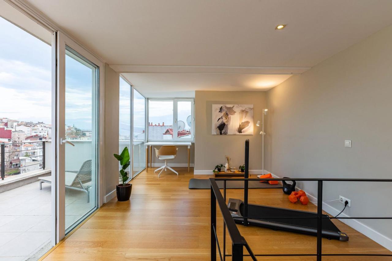 Mesmerizing Flat With Bosphorus View In Beyoglu Apartamento Istambul Exterior foto