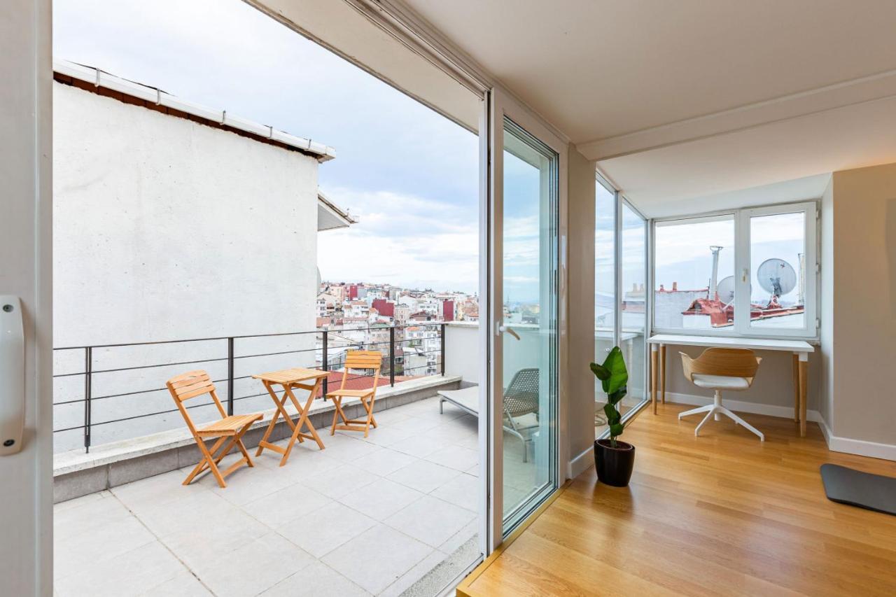 Mesmerizing Flat With Bosphorus View In Beyoglu Apartamento Istambul Exterior foto